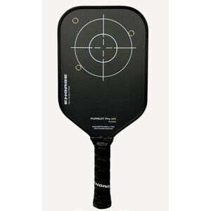 Engage Pursuit Pro MX 15.2mm Pickleball Paddle Raw‎ Carbon Fiber Artic Gold NEW